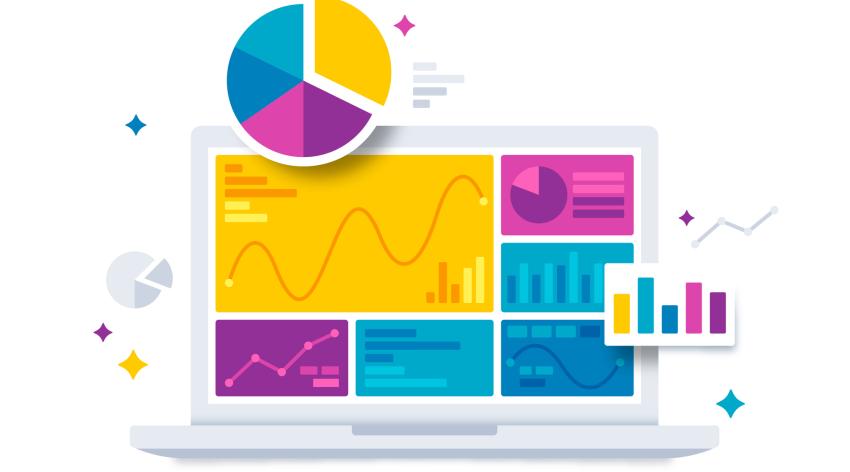 Multicolored graphs and charts