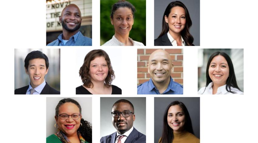 photos of the ten new members.